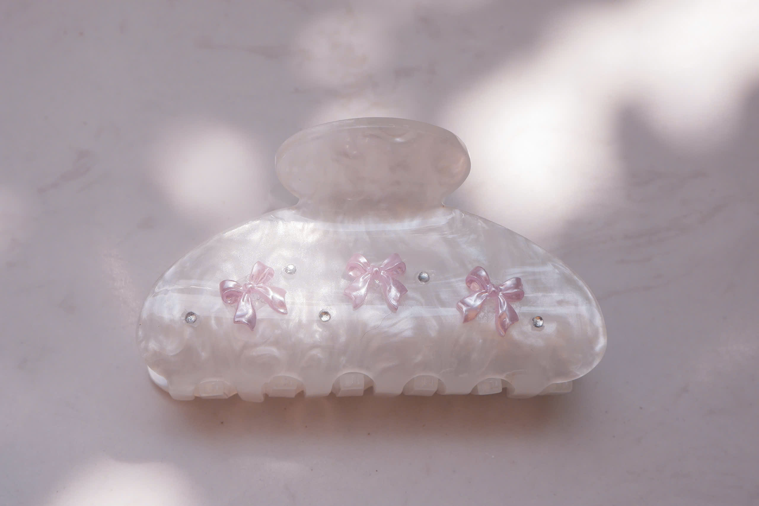 Nơ Xính Lao - Màu Trắnk